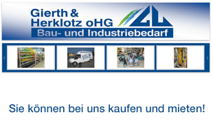 Bild zu Gierth & Herklotz oHG Bau- und Industriebedarf - Verkauf und Vermietung in Bernau bei Berlin Bild zu Gierth & Herklotz oHG Bau- und Industriebedarf - Verkauf und Vermietung in Bernau bei Berlin