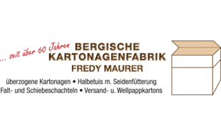 Fredy Maurer Berg.Kartonagenfabrik in Solingen - Logo