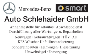 Auto-Schlehaider GmbH in Simbach am Inn - Logo