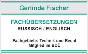 Fischer Gerlinde Russisch / Englisch in Thyrnau - Logo
