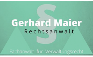 Gerhard Maier Rechtsanwalt, Fachanwalt für Verwaltungsrecht in Rosenheim in Oberbayern - Logo