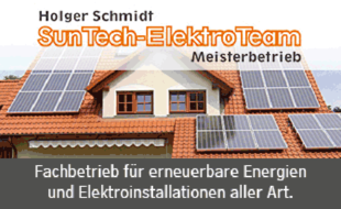 SunTech-ElektroTeam Schmidt Holger in Kleinfahner Gemeinde Gierstädt - Logo
