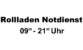 Rollladen Notdienst in München - Logo