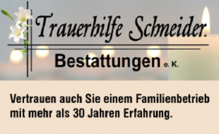 Beerdigungen Trauerhilfe Schneider Bestattungen e. K. in Jena - Logo