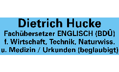 Hucke, Dietrich in Burgau Stadt Jena - Logo