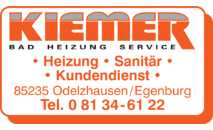 Kiemer GmbH Heizungs- und Lüftungsbau in Wagenhofen Gemeinde Pfaffenhofen - Logo