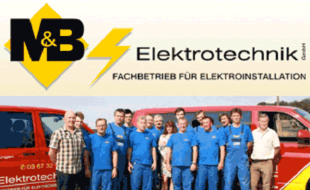 M & B Elektrotechnik GmbH in Bucha Gemeinde Unterwellenborn - Logo