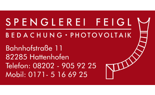 Spenglerei Feigl BEDACHUNG - PHOTOVOLTAIK in Haspelmoor Gemeinde Hattenhofen Kreis Fürstenfeldbruck - Logo