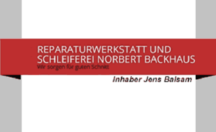 Reparaturwerkstatt & Schleiferei Norbert Backhaus Inh. Jens Balsam in Erfurt - Logo