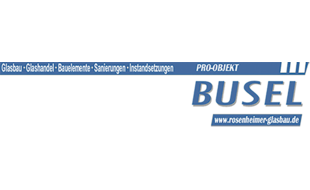 Pro-Objekt Busel in Pang Stadt Rosenheim in Oberbayern - Logo