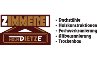 Zimmerei Holm Dietze in Zug Stadt Freiberg in Sachsen - Logo