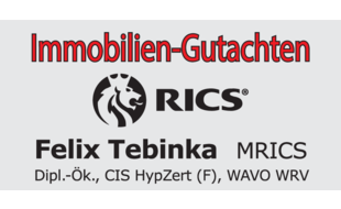 Immobilien-Gutachter Dipl.-Ök. Felix Tebinka MRICS in Bannewitz - Logo