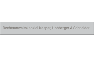 Rechtsanwaltskanzlei Kaspar, Hohberger und Schneider in Metzingen in Württemberg - Logo