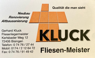Kluck Gerhard in Bisingen - Logo