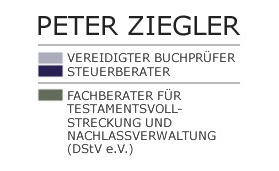 Peter Ziegler vereidigter Buchprüfer, Steuerberater in Stuttgart - Logo
