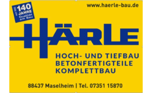 Härle Hoch- u. Tiefbau Betonfertigteile GmbH & Co.KG in Maselheim - Logo