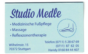 Studio Medle Medizinische Fußpflege Massage Reflexzonentherapie in Stuttgart - Logo