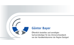 Bayer Günter Öffentlich bestellter u. vereidigter Sachverständiger für das Zimmererhandwerk in Göppingen - Logo