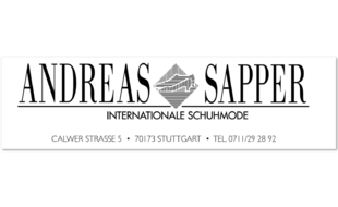 Sapper Andreas Internationale Schuhmode in Stuttgart - Logo