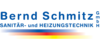Kundenlogo von Schmitz Bernd GmbH Sanitär- u. Heizungstechnik