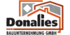 Kundenlogo von Bauunternehmen Donalies GmbH