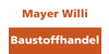 Kundenlogo von Baugeschäft - Bauunternehmen - Baustoffhandel Mayer Willi