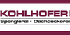 Kundenlogo von Kohlhofer GmbH Spenglerei - Dachdeckerei