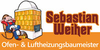 Kundenlogo Ofen- und Lüftungsbaumeister Weiher Sebastian