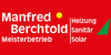 Kundenlogo von Berchtold Manfred Heizung Sanitär Solar Kundendienst Meisterbetrieb