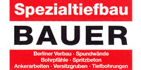 Kundenlogo Bauer Hubert Spezialtiefbau GmbH & Co. KG