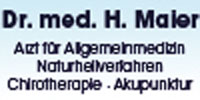 Kundenlogo MAIER H. Dr.med. Facharzt für Allgemeinmedizin Chirotherapie Naturheilverfahren