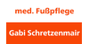 Kundenlogo von Fußpflege med. Schretzenmair Gabi