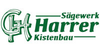 Kundenlogo von Harrer Holz GmbH Sägewerk - Kistenbau