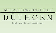 Kundenlogo von Bestattung Düthorn seit 1905 für Dillingen und Umgebung