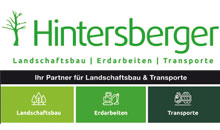 Kundenlogo von Hintersberger Landschaftsbau - Erdarbeiten - Transporte