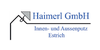Kundenlogo von Haimerl GmbH Innen- und Außenputz