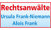 Kundenlogo von Frank Alois & Frank-Niemann Ursula Rechtsanwälte in Bürogemeinschaft
