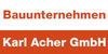 Kundenlogo von Acher Karl GmbH Bauunternehmen