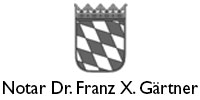 Kundenlogo Gärtner Franz Xaver Dr. Notar