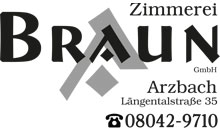 Kundenlogo von Braun Nikolaus Zimmerei GmbH