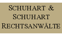 Kundenlogo von SCHUHART & SCHUHART RECHTSANWÄLTE