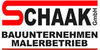 Kundenlogo von Bauunternehmen Schaak GmbH