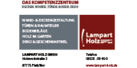 Kundenlogo Lampart Holz GmbH