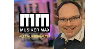 Kundenlogo Musiker Max Alleinunterhalter