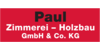 Kundenlogo von Paul Zimmerei-Holzbau GmbH & Co. KG