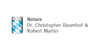 Kundenlogo von Notare Baumhof Dr., Martin R.
