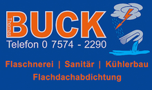 Kundenlogo von Buck Flaschnerei Sanitäre Anlagen und Autokühlerbau