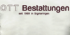 Kundenlogo von Ott Bestattungen GmbH