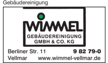 Kundenlogo von Gebäudereinigung Wimmel GmbH & Co. KG