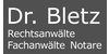Kundenlogo von Rechtsanwälte Dr. Bletz Partnerschaft von Rechtsanwälten mbB